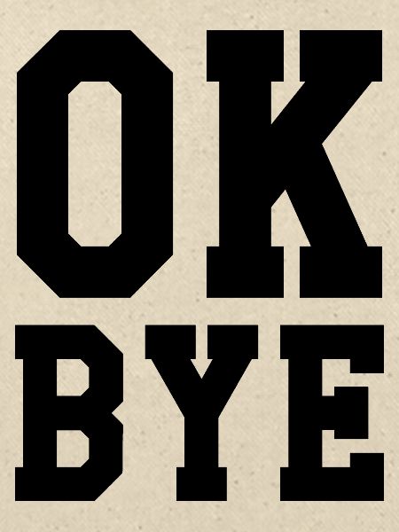 ok bye