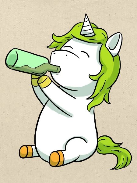 Einhorn Alkohol Alk