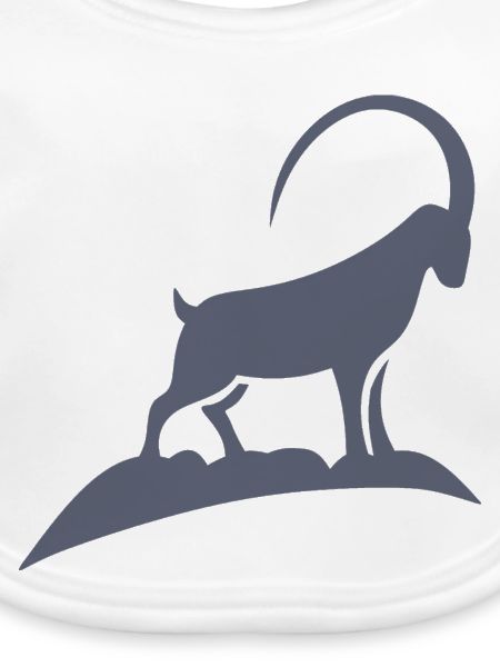 Steinbock Silhouette auf Felsen