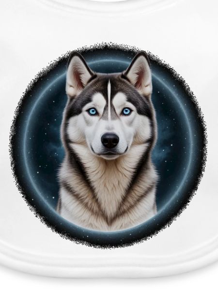 Nachthimmel Husky Porträt