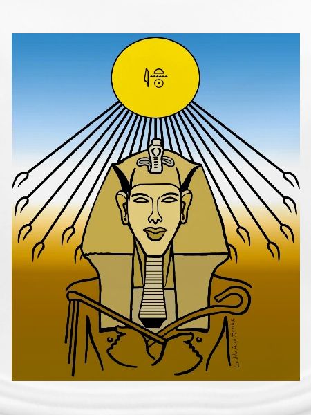 Sonnenpharaön Strahlenkreis
