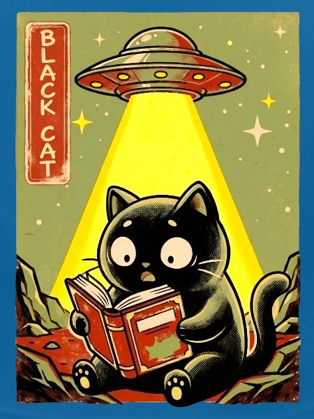 Leseabend unter UFO Lichtkatze