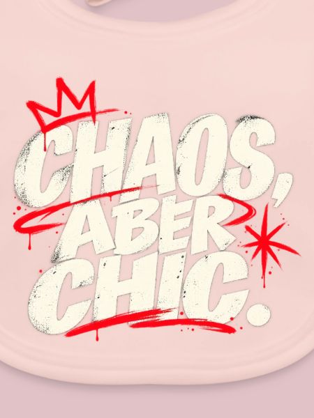 Chaos Aber Chic Graffiti-Statement
