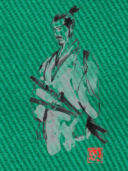 Samurai in seinem Daisho