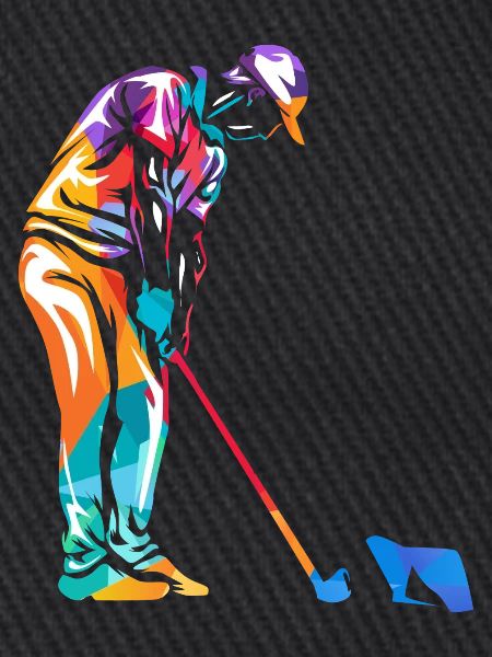 Flinker Minigolfspieler Turnierass