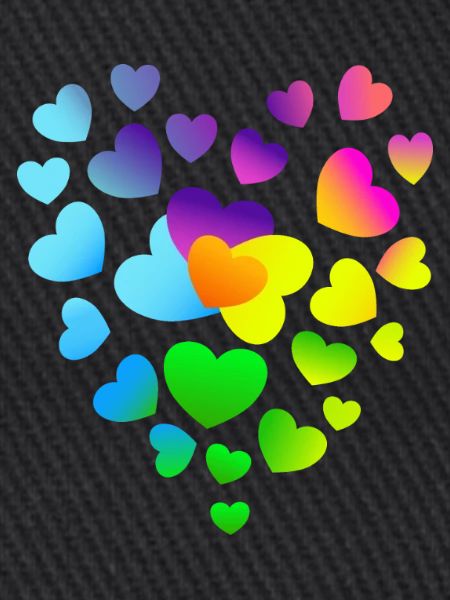 Herz Herzen bunte Herzen