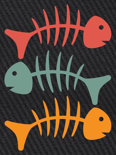 Fischgräten, tolles Angel Design