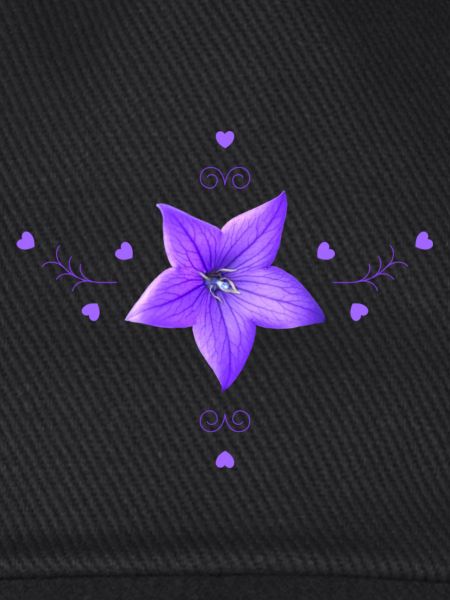 Glockenblume lila Blume