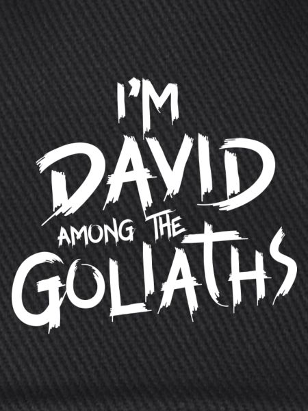 I'm David among the Goliaths