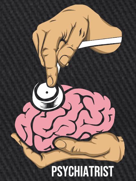 Schlauer Psychiater Gehirnexperte