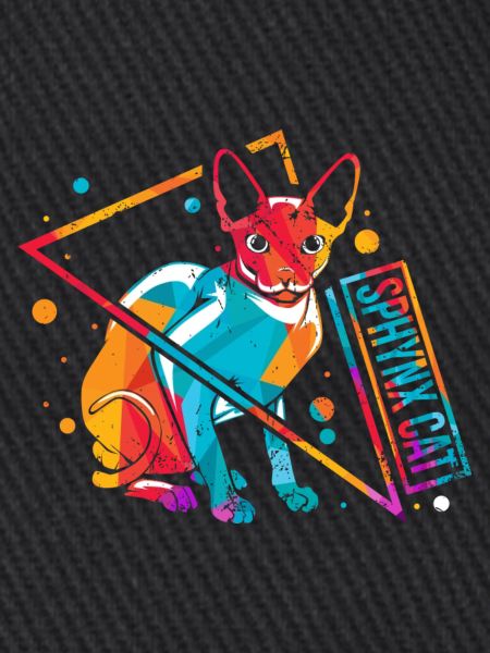 Sphynx Sphinx Katze Retro