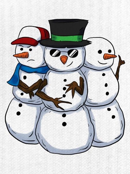 Cool Snowmans Coole Schneemänner