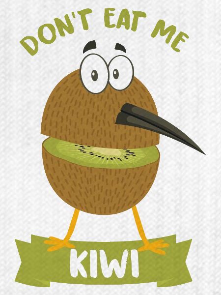Sympathischer Kiwivogel Aotearoa