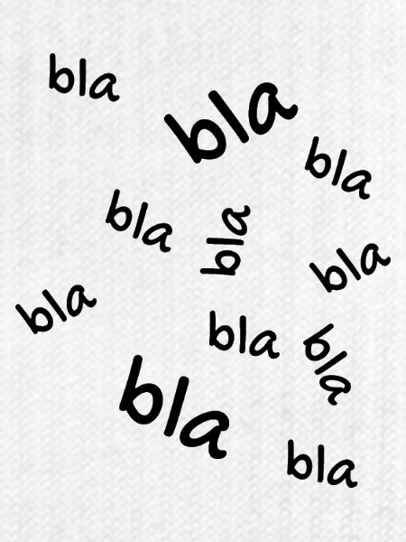 Bla bla bla
