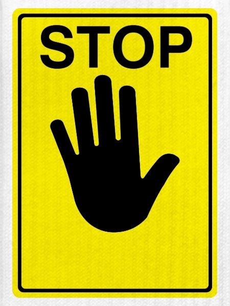 Stop Schild Logo