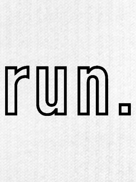 Run Minimal Typografie