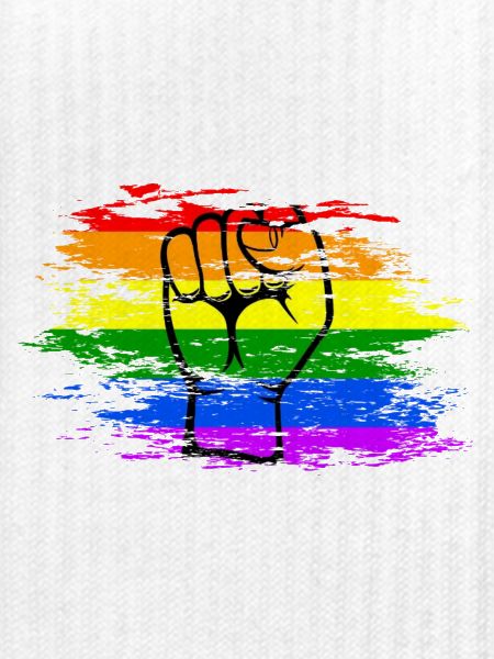 Regenbogen Flagge Faust used