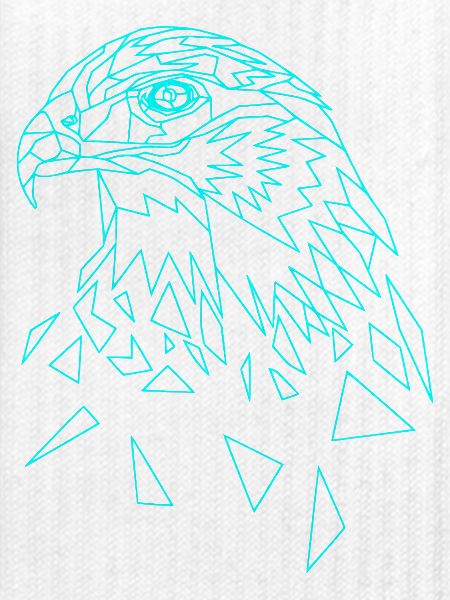 Adler geometrisch