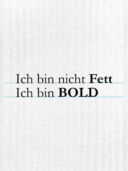 ich bin bold