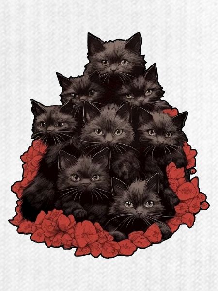 Schwarze Katzen