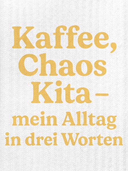 Kaffee Chaos Kita (sonnengelb)