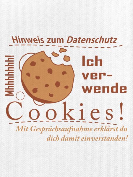 Cookies Datenschutzspruch