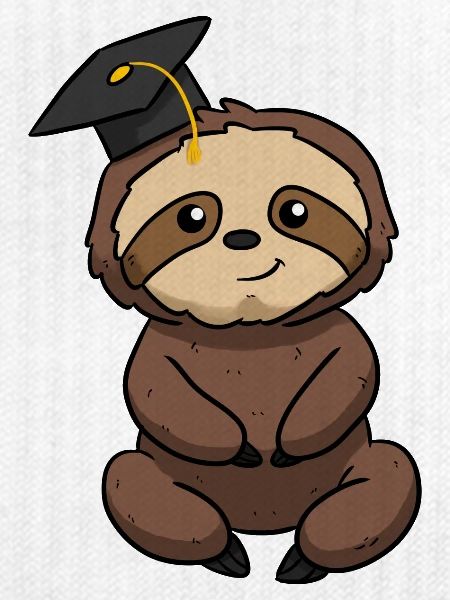 Graduation Sloth