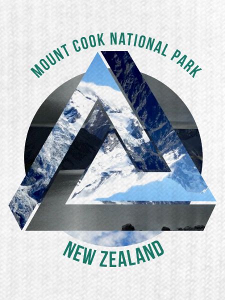Eisiger Mount Cook Gipfelsturm