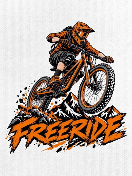 Freeride Mountain MTB Graphic