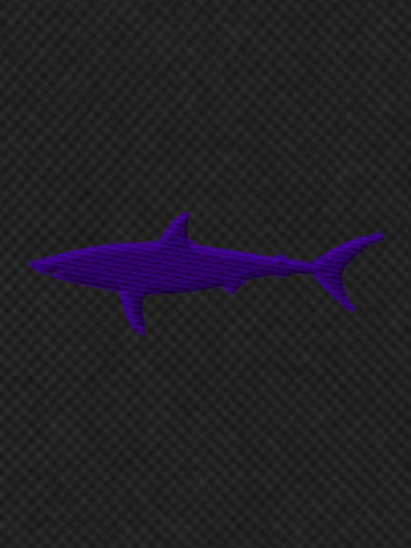Shark embroidered