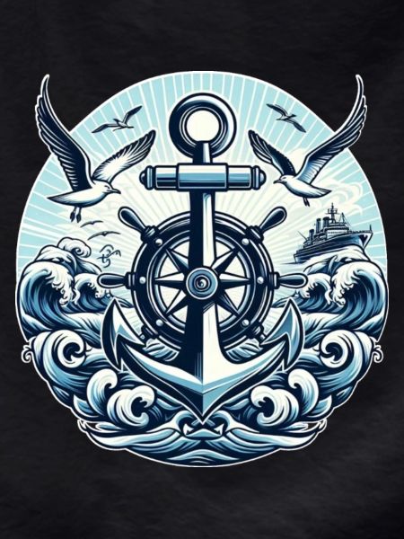Anker Steuerrad Logo