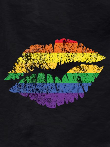 LGBT Rainbow Lips