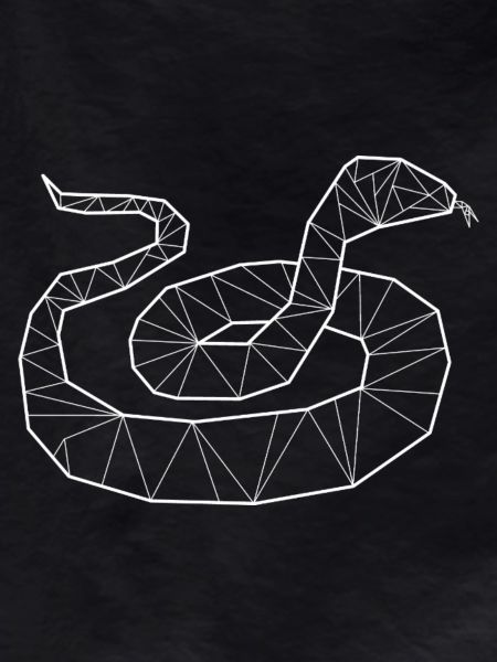 Geometrische Python Würgeschlange