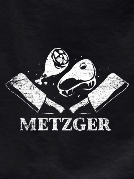 Schneidiger Metzger Handwerksberuf