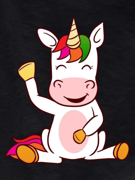 Winke Einhorn