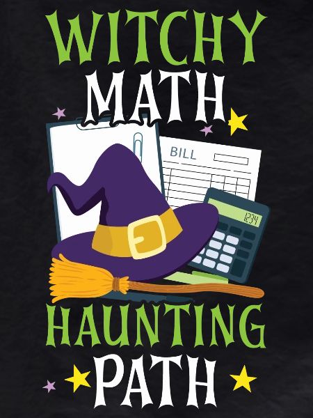 Hexenmathe Spukpfad Buchhalter Halloween