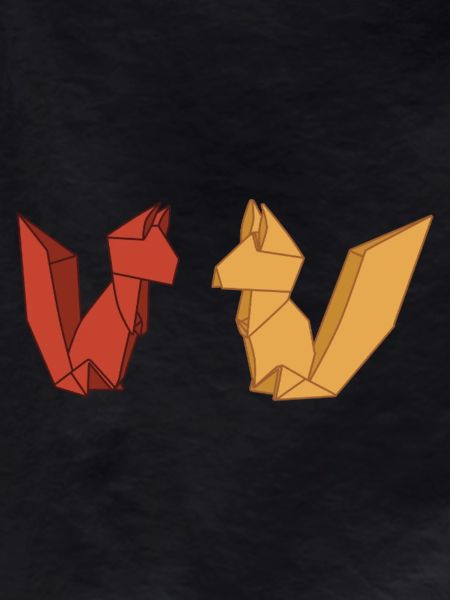 Flinker Origami Fuchs Faltkunst