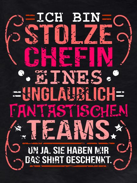 Stolze Chefin Firma Boss