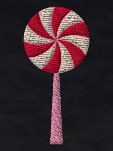 Lollipop bestickt