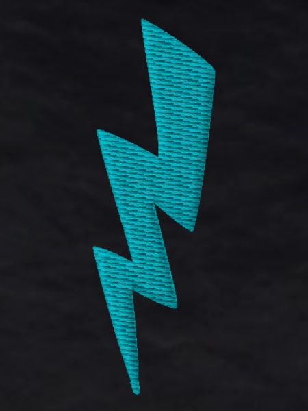 Blitz bestickt
