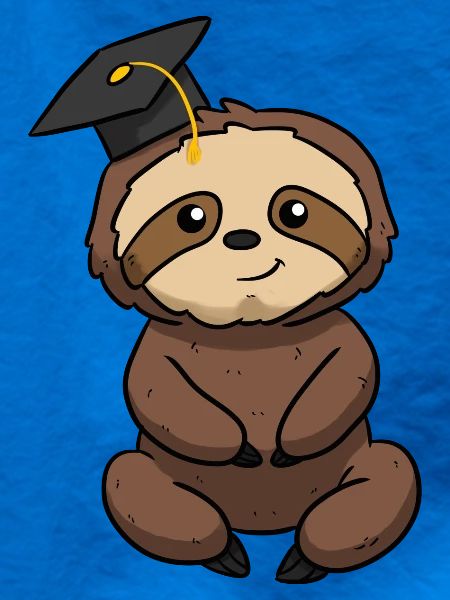 Graduation Sloth