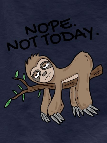 Sloth Nope not today
