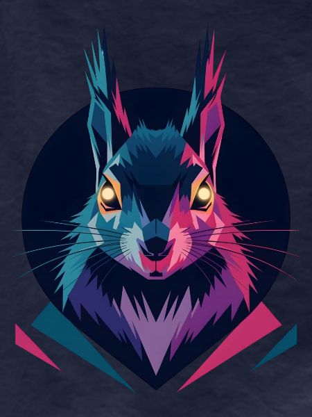Low-poly Squirrel