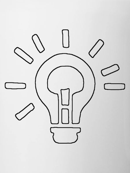 Glühbirne Silhouette