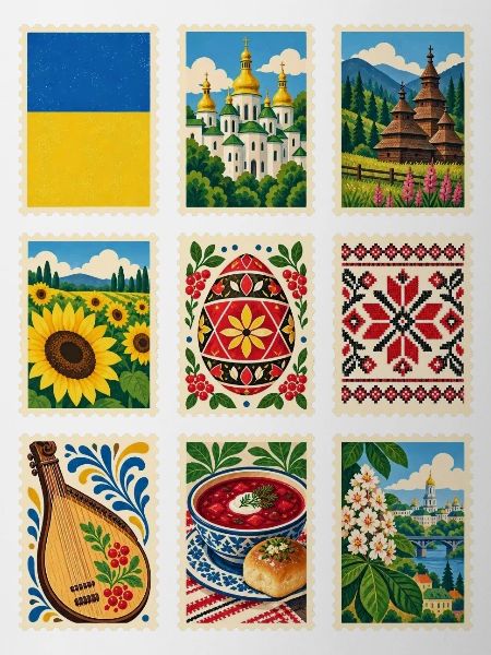 Ukraine Briefmarken