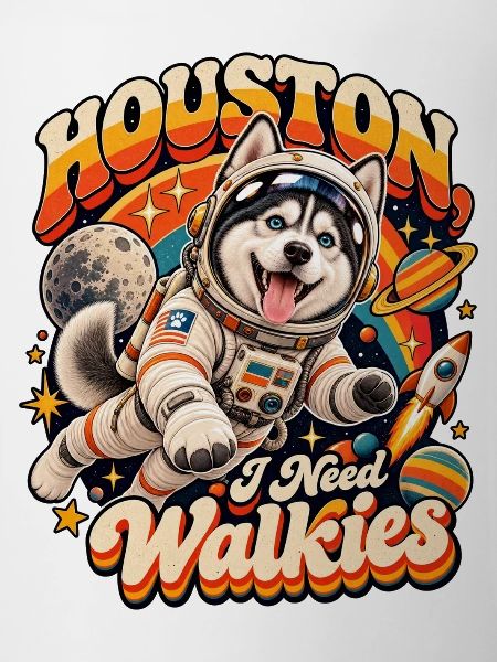 Houston Walkies Astronaut Hund