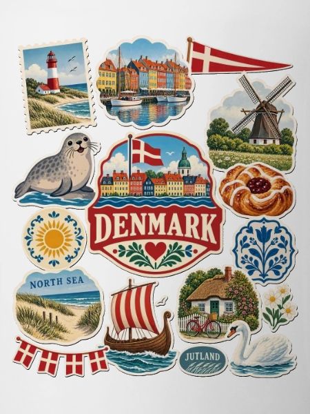Dänemark Reisesticker