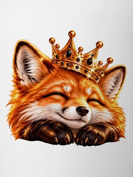 Königlicher Fuchs mit Krone