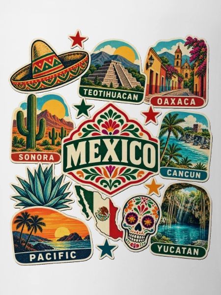 Mexiko Reisesticker