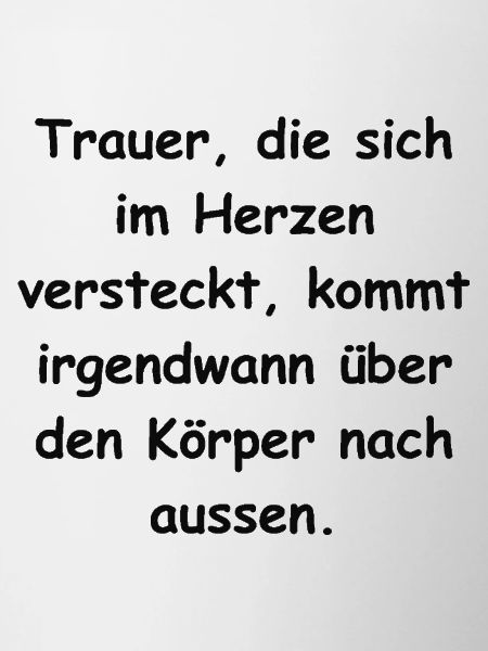 Trauer...